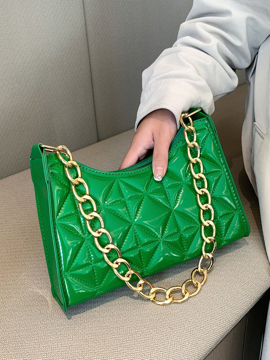 Quilted Detail Chain Bag